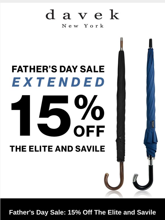 Father's Day Sale- Ends Soon! 🌂