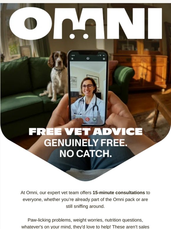 Psst… free vet advice inside!