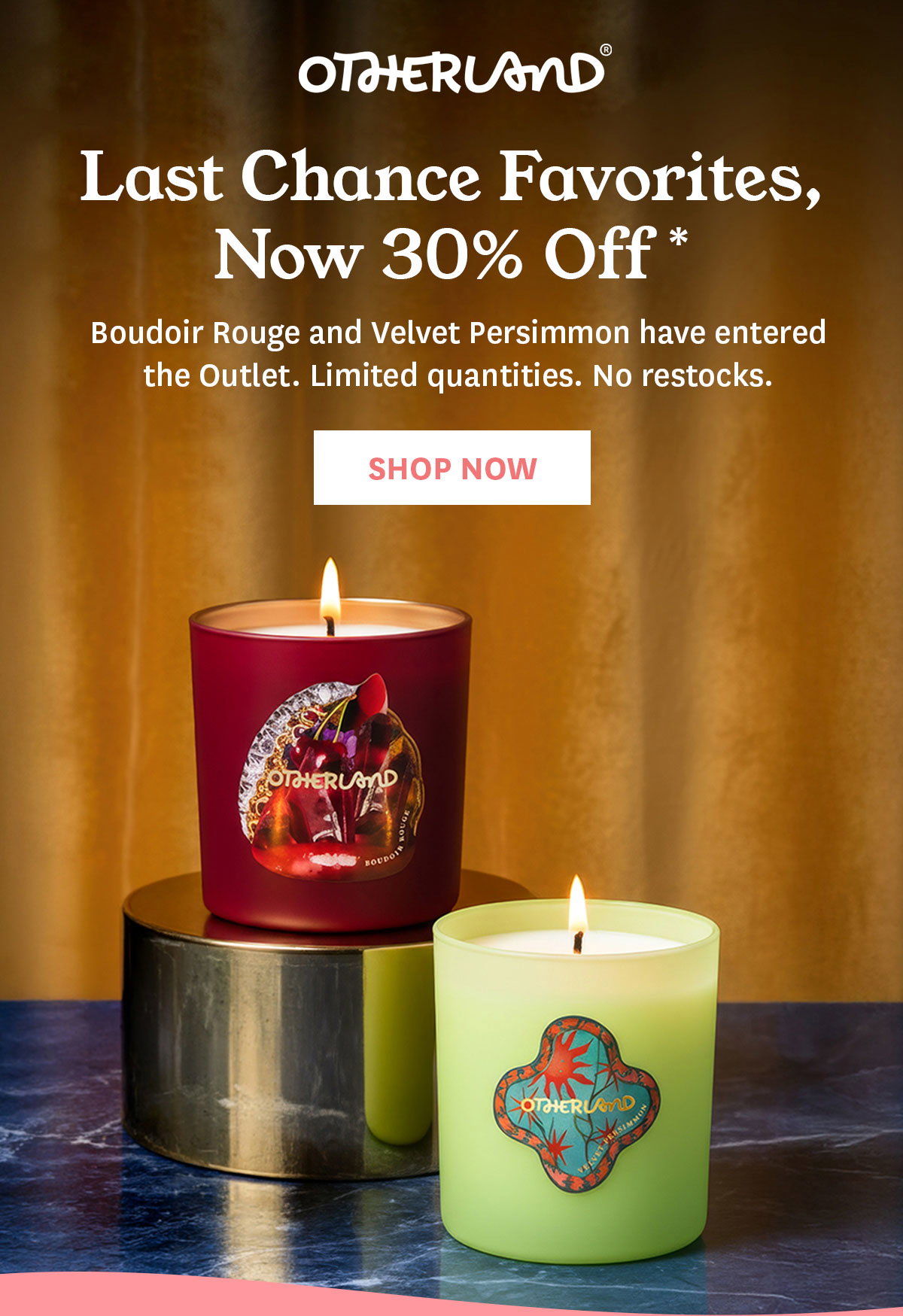 30% Off Outlet.