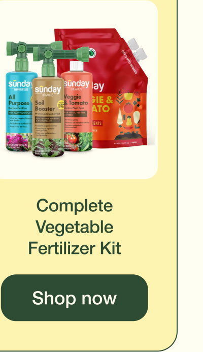 Complete Vegetable Fertilizer Kit | Shop Now