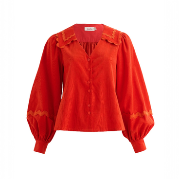  Trimmed Blouse