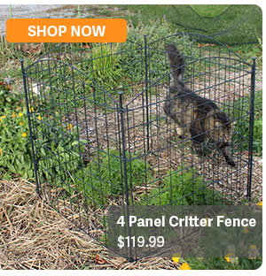 4 Panel Critter Fence - $119.99