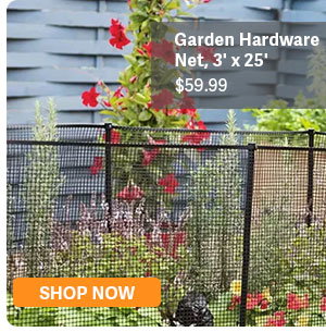 Garden Hardware Net, 3' x 25' $59.99