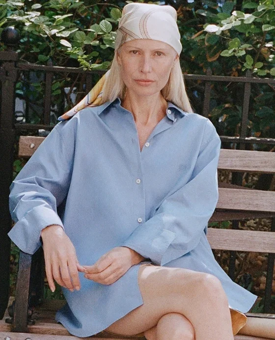 KIRSTY wearing TOTEME for NET-A-PORTER SS26