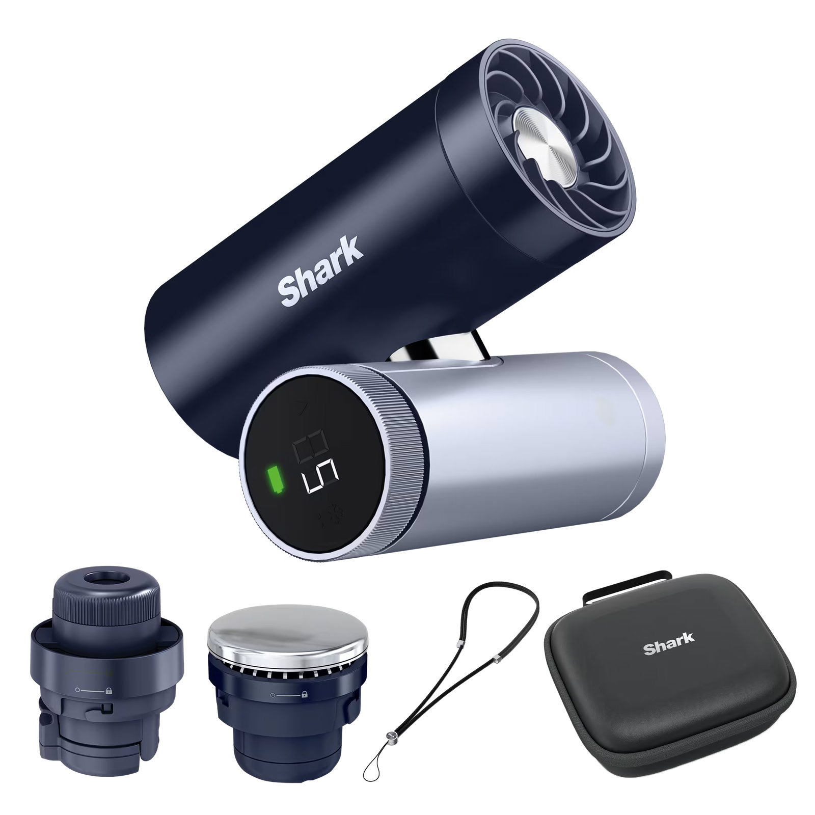 Shark ChillPill 3-in-1 Fan, Mist & InstaChill System with Travel Case – Midnight FA025UK