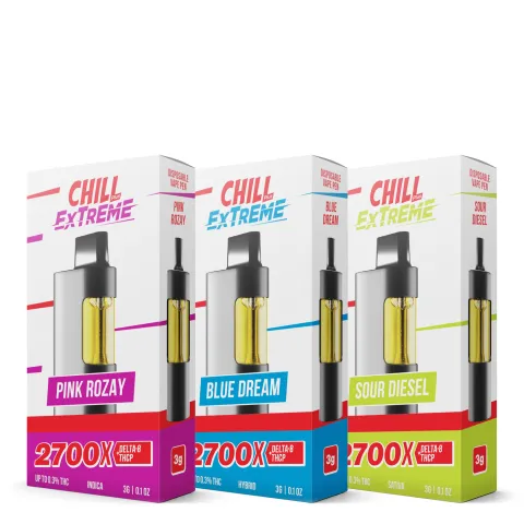 Image of 2700mg THCP, D8 Vape Pens Bundle - Chill Extreme