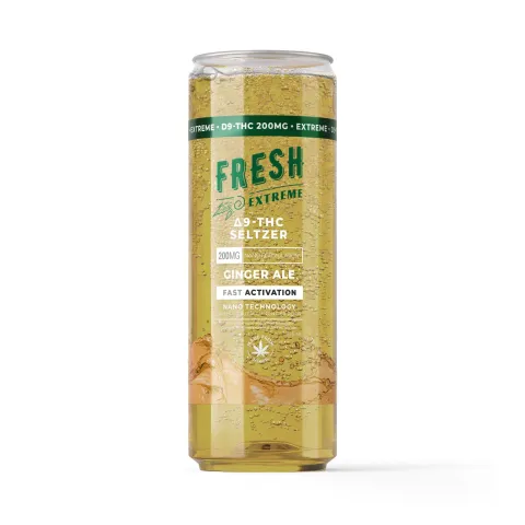 Image of 200mg Ginger Ale THC Seltzer - D9 Nano - Fresh