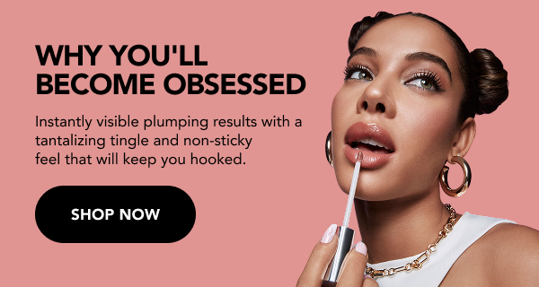 model holding Full on lip polish