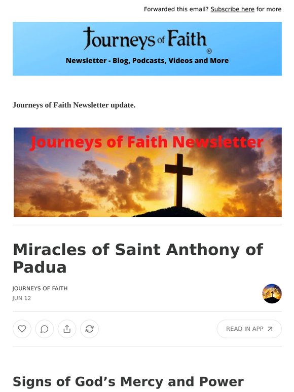 Miracles of Saint Anthony of Padua