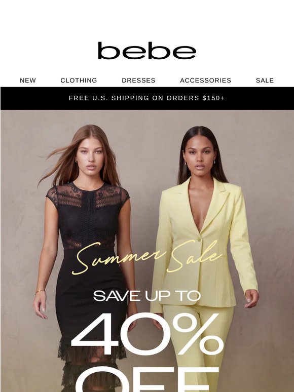 ⏰ Up to 40% Off Summer Continues