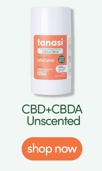 CBD+CBDA Unscented Relief Stick