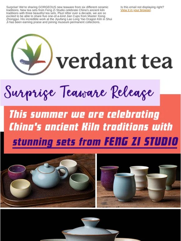 Surprise! ✨ Gorgeous NEW Tea Sets + Jian Zhan