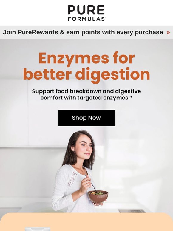 Support nutrient absorption with digestive enzymes ✨
