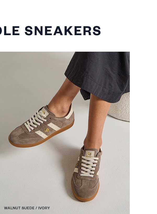 Walnut Brown Suede/Ivory Leather