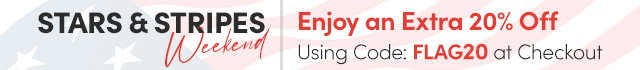 Take an Extra 20% Off All Orders $99+ with Code: FLAG20 at Checkout
