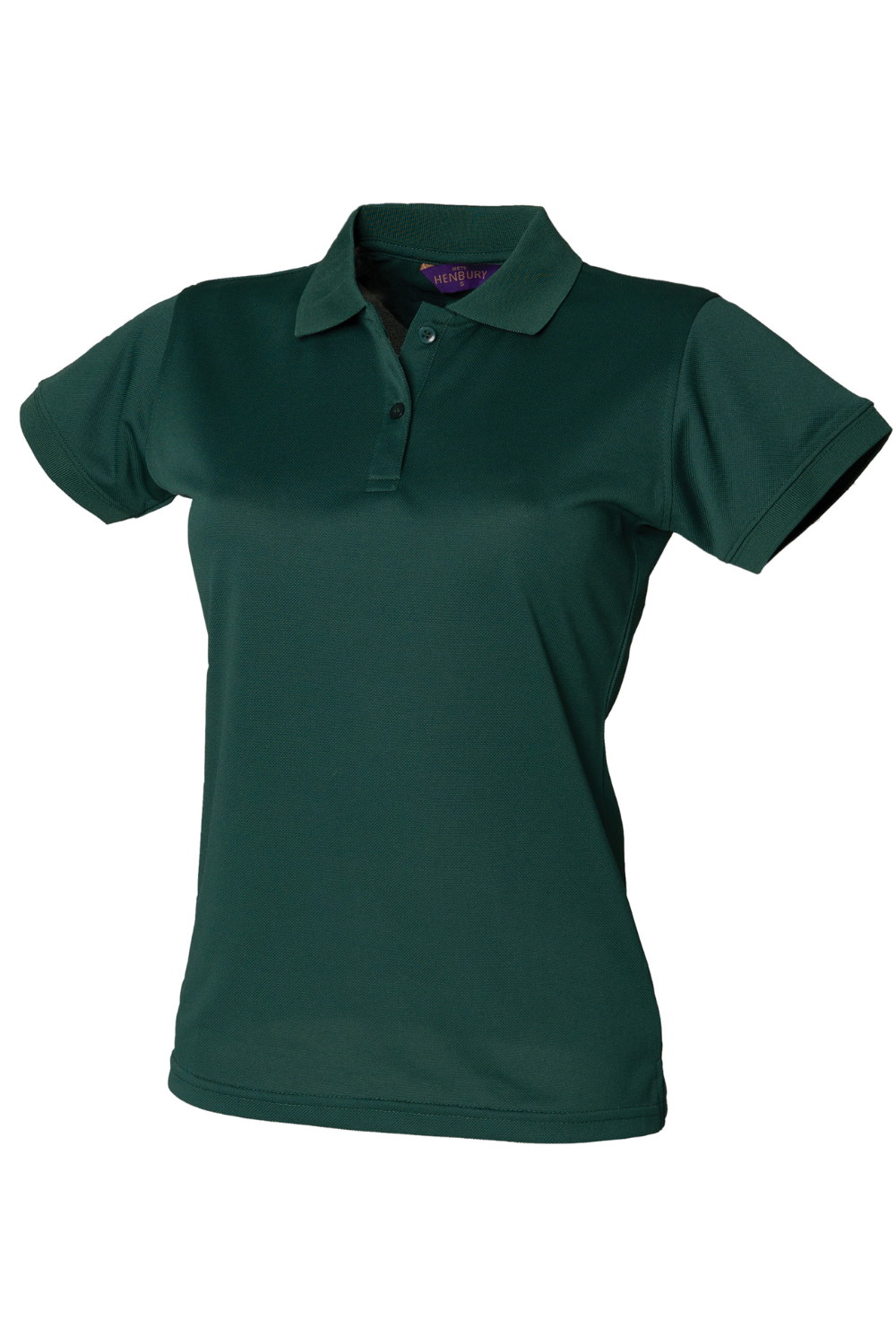 Image of Henbury Women's Coolplus® Polo Shirt Bottle Green