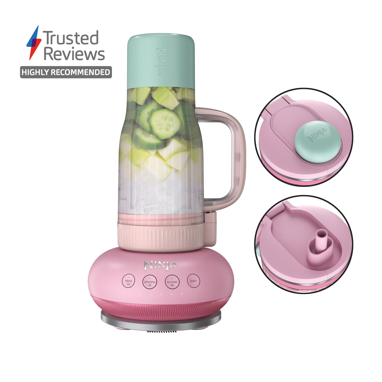Ninja BlendBoss Tumbler Blender - Pink Peppercorn