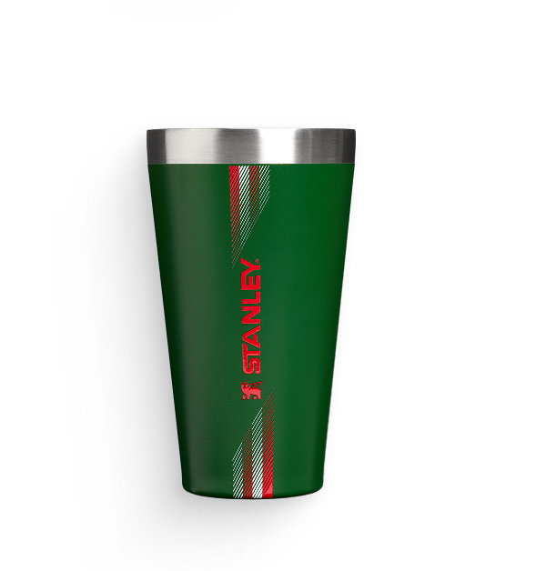 The Country Collection Stacking Pint | 16 OZ | Team Dark Green Red