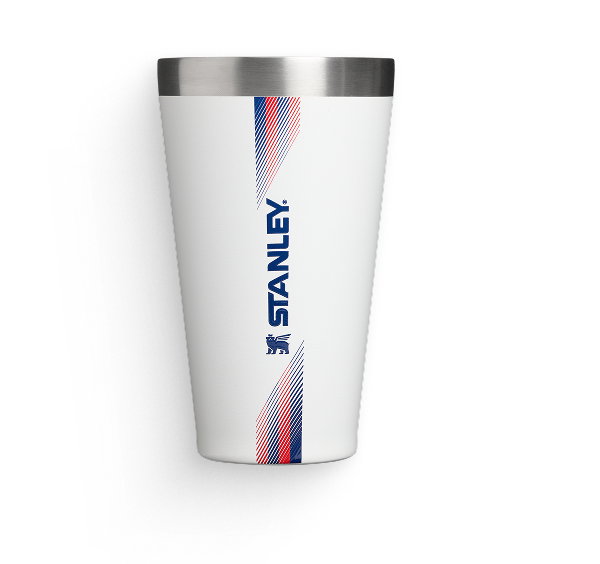 The Country Collection Stacking Pint | 16 OZ | Team White Dark Blue