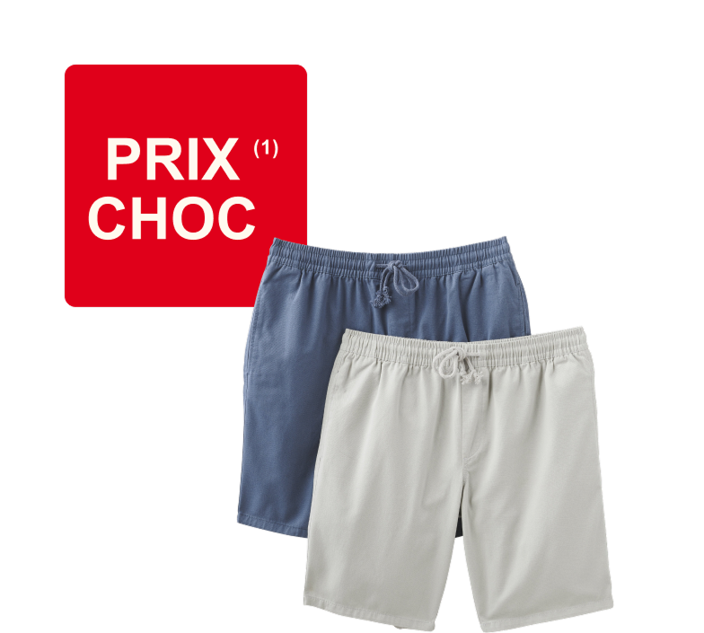 7,99€ Bermuda homme