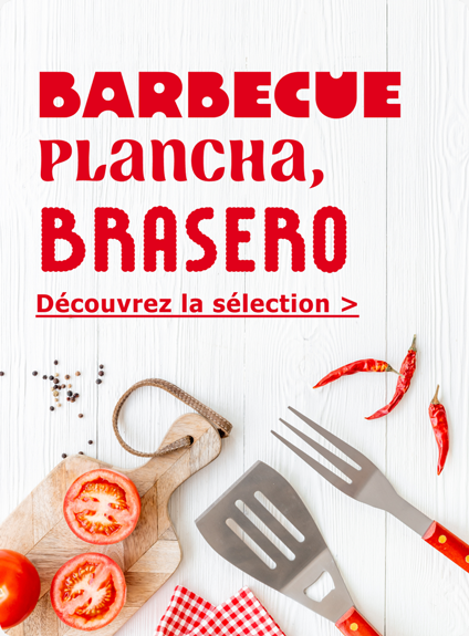 Barbecues, planchas, brasero