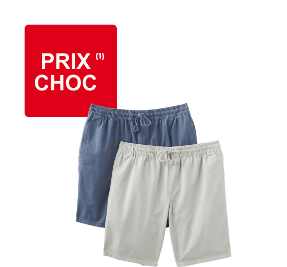7,99€ Bermuda homme