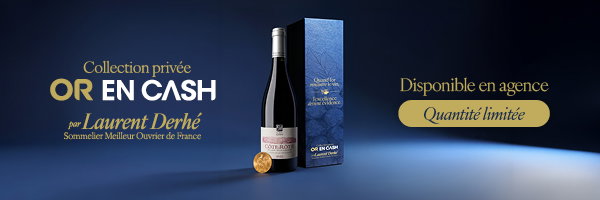 Coffret Cote-Rotie Les Schistes et lingot d'or - Collection privee Or en Cash
