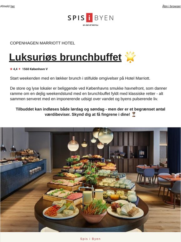Kun få tilbage: Brunch på MARRIOTT 😍