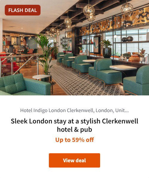 Sleek London stay at a stylish Clerkenwell hotel &amp; pub