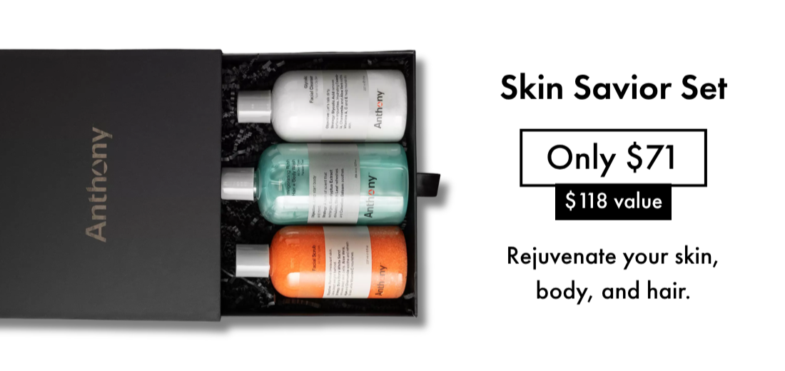 Skin Savior Set: only $71 ($118 value) Rejuvenate your skin, body, and hair.