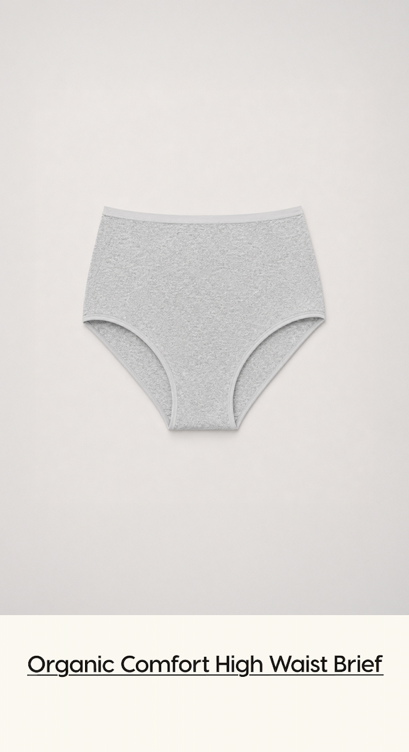 Organic Comfort High Waist Brief