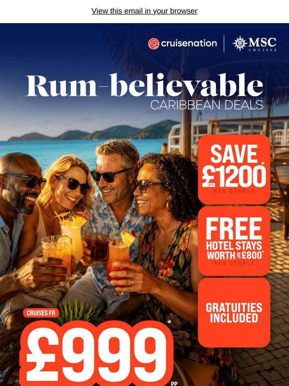 Rum-believable Caribbean Deals Await 🍹☀️