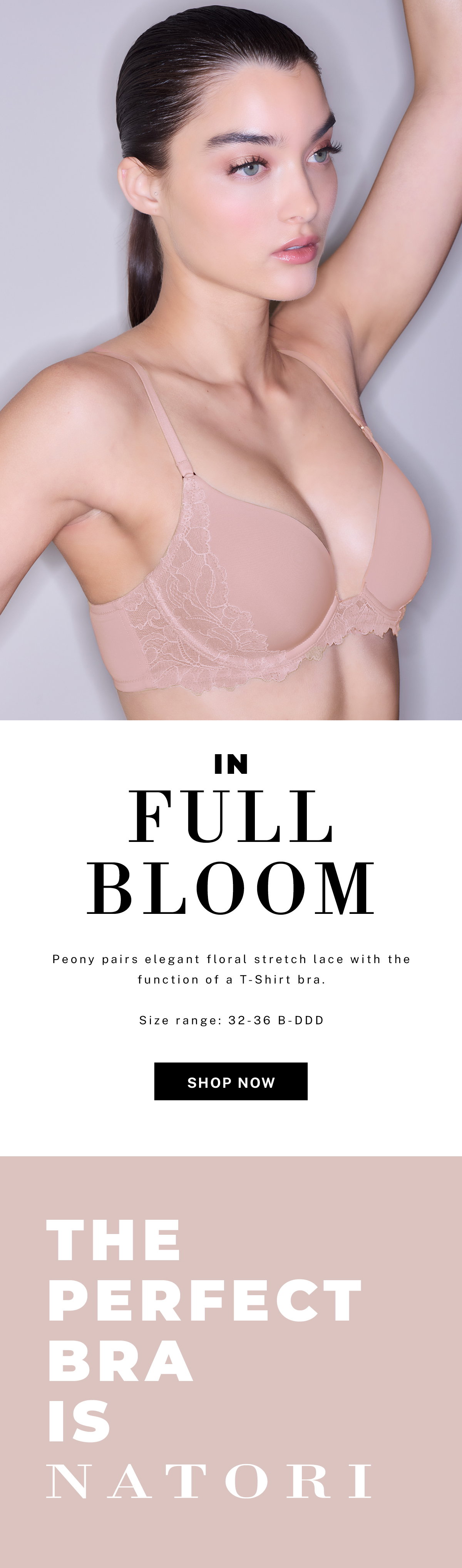 Size range: 32-36 B-DDD
