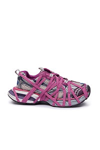 AZALEA WANG SELIE PURPPLE LACE UP SNEAKER