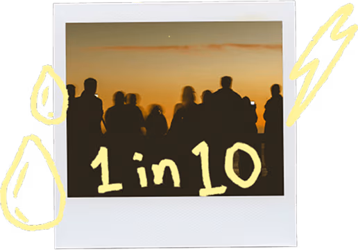 1 in 10