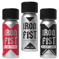 Pack Poppers Triplo Iron Fist - Edição extra forte