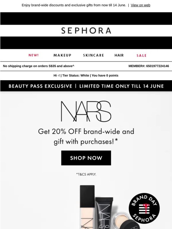 NARS fans, the time to shop is NOW 🖤