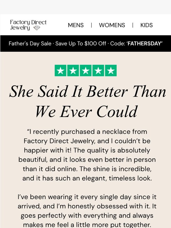 This Review Says Everything