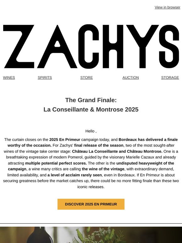 The Grand Finale: La Conseillante & Montrose 2025