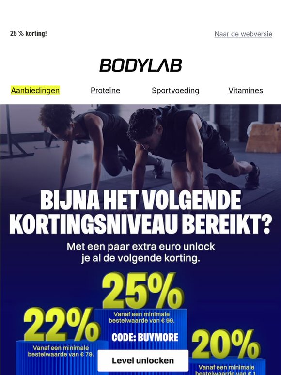€99 bestellen. €24,75 besparen 🤑!