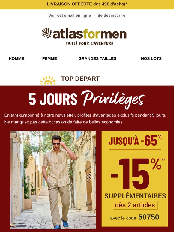 Top départ des Jours Privilèges 🎉