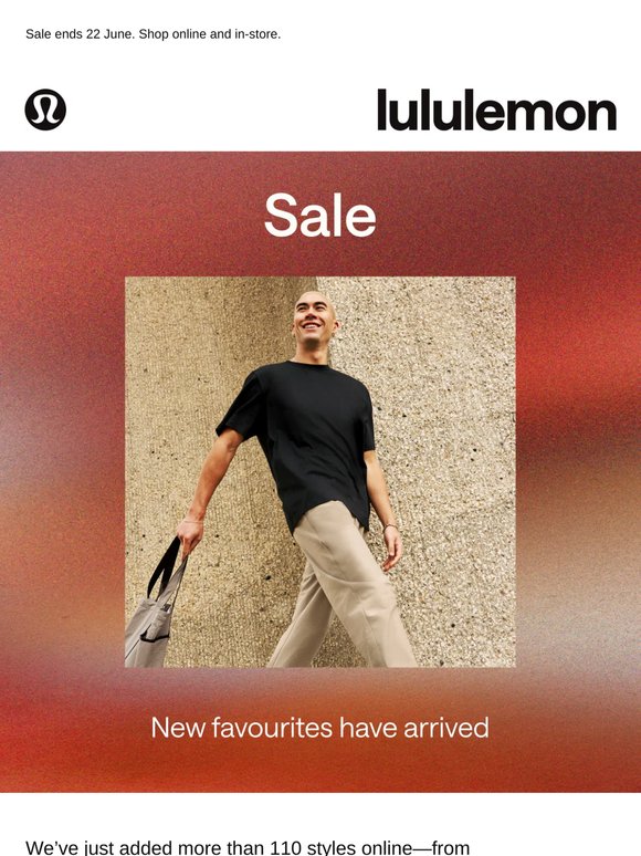 Over 110 new styles added to the sale.