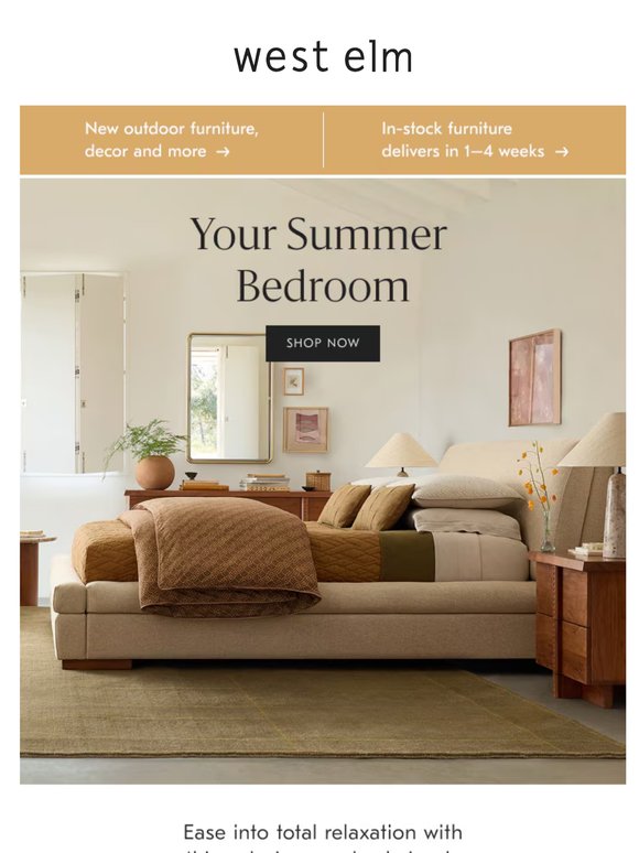 Inside: Styling for restful summer nights