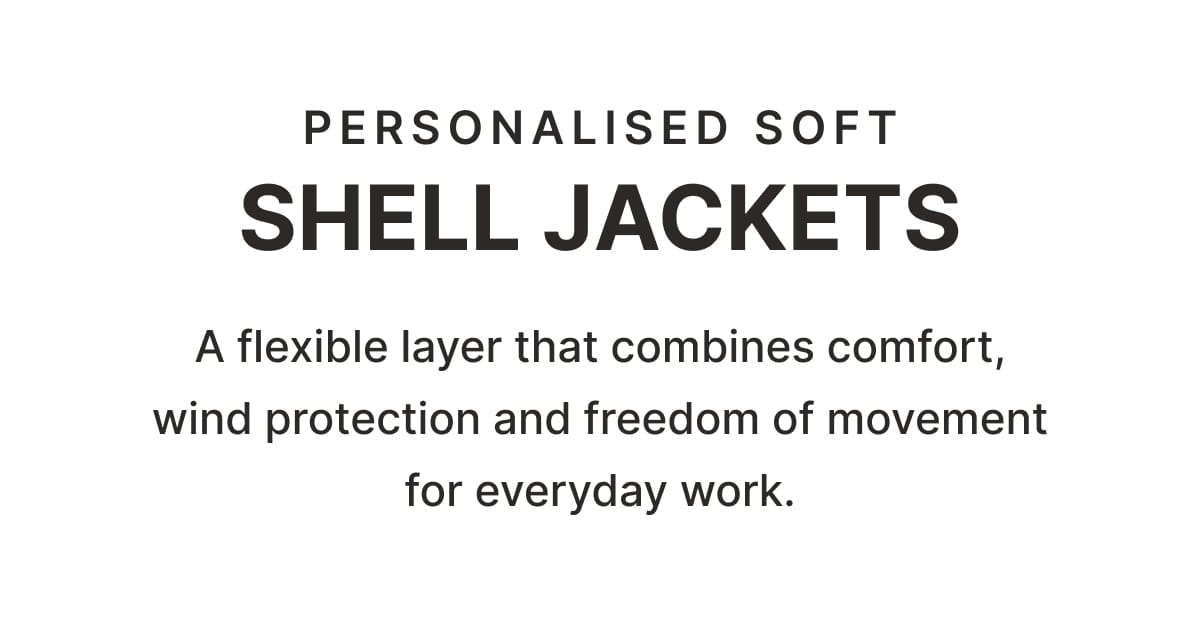 Personalised Soft Shell Jackets