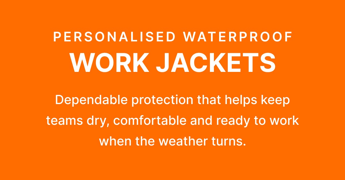 Personalised Waterproof Work Jackets