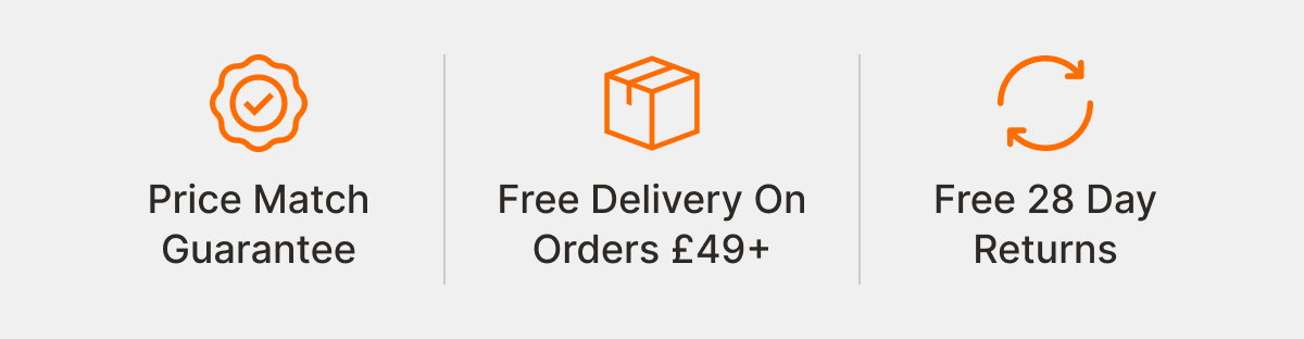 Price Match Guarantee | Free Delivery On Orders £49+ | Free 28 Day Returns