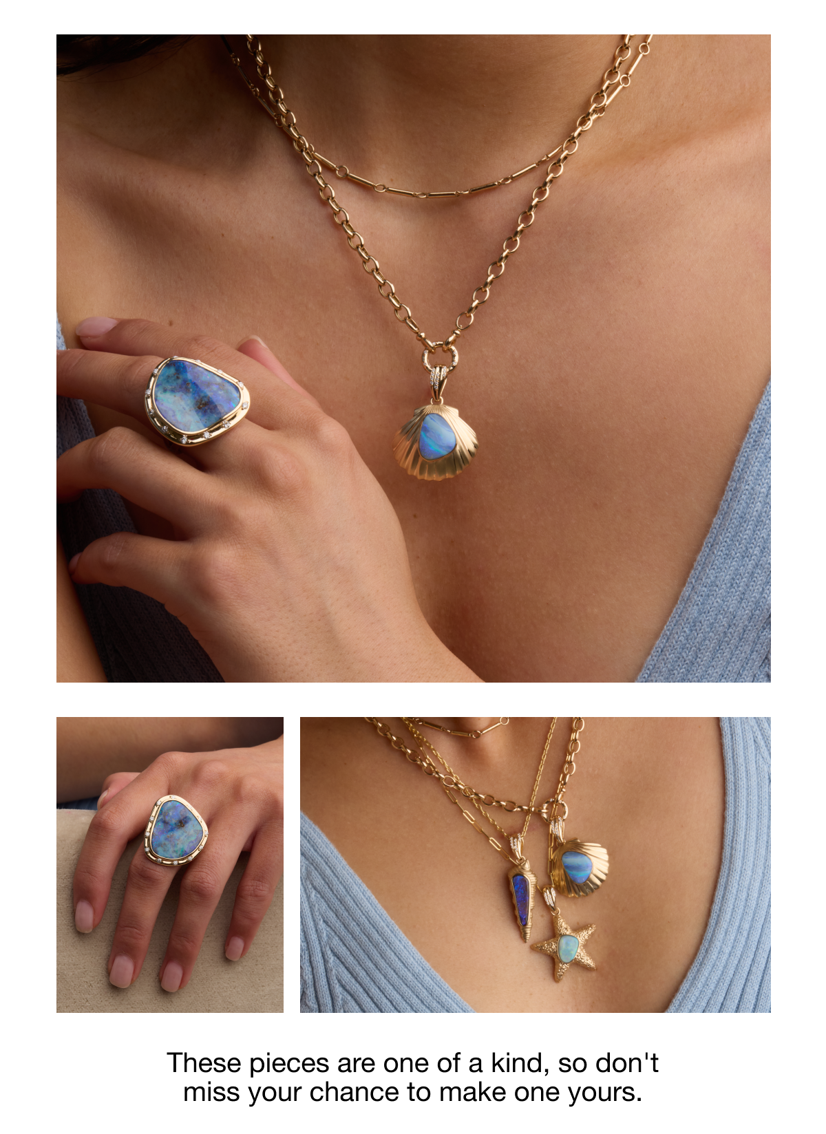 OOAK SeaShell Pendants