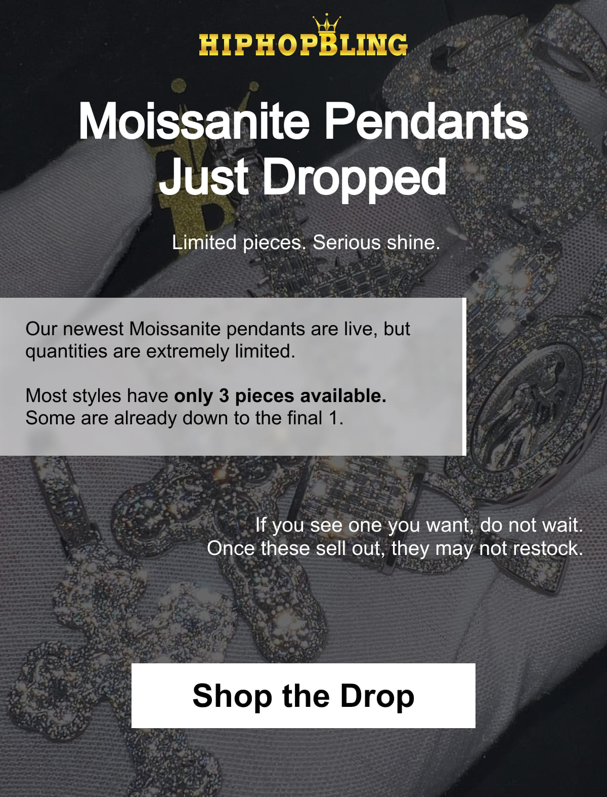 Moissanite Pendants Just Dropped