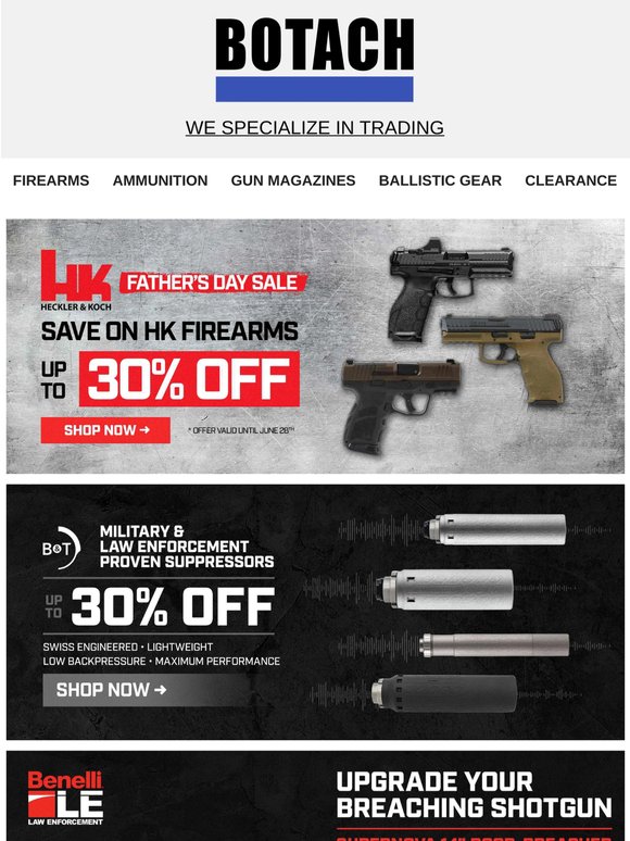 🔥 HK Father’s Day Sale – Up to 30% Off Firearms