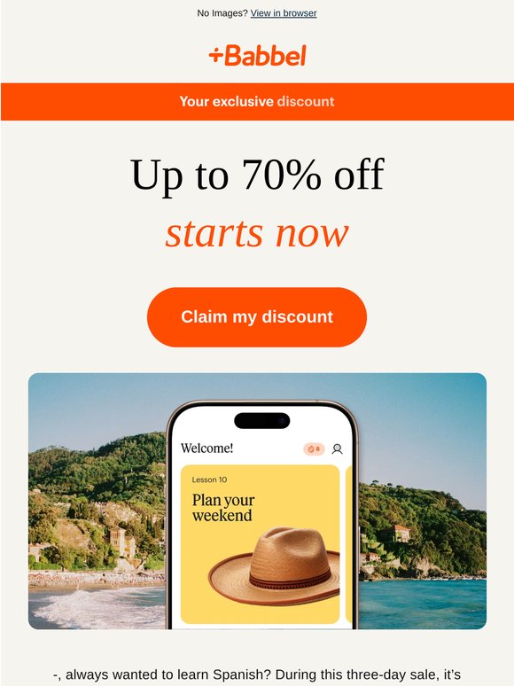 💥 Up to 70% off sale 💥 Save big on our best plans